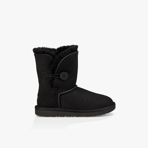 Ugg Bailey Button II Klassiska Stövlar Barn Svarta (028475BHK)